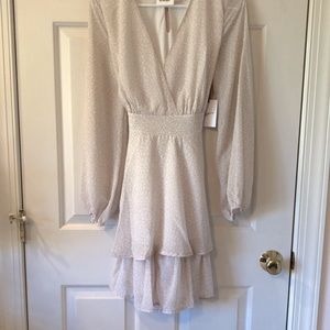 Japna leopard print long sleeve dress